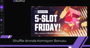 Shuffle anında komisyon bonusu