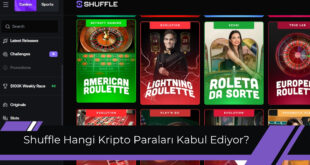 Shuffle hangi kripto paraları kabul ediyor