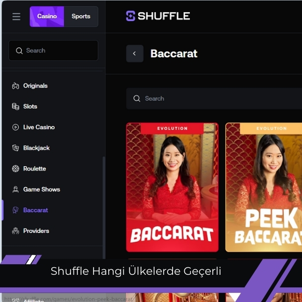 Shuffle hangi ülkelerde geçerli