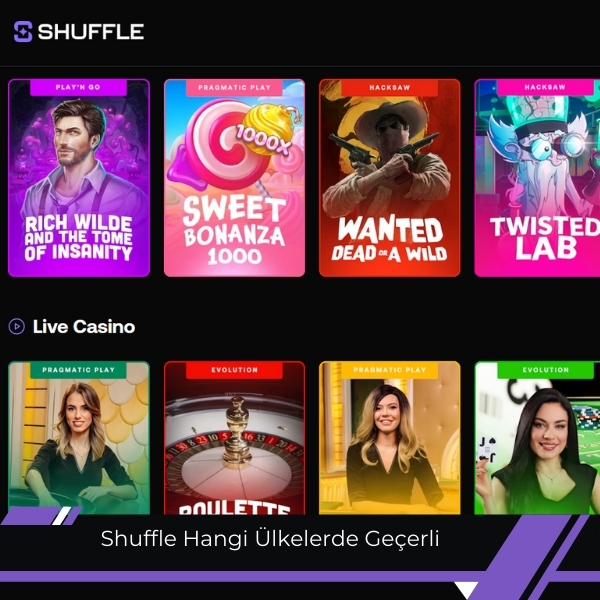 Shuffle hangi ülkelerde geçerli