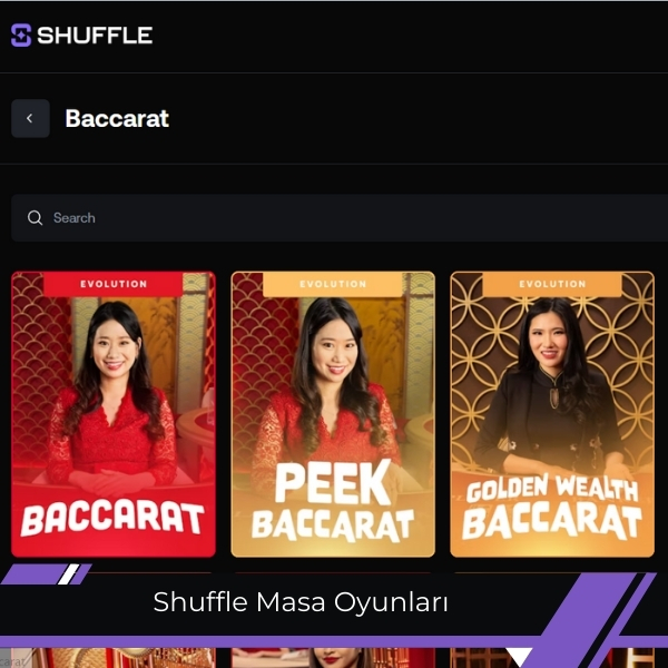 Shuffle masa oyunları