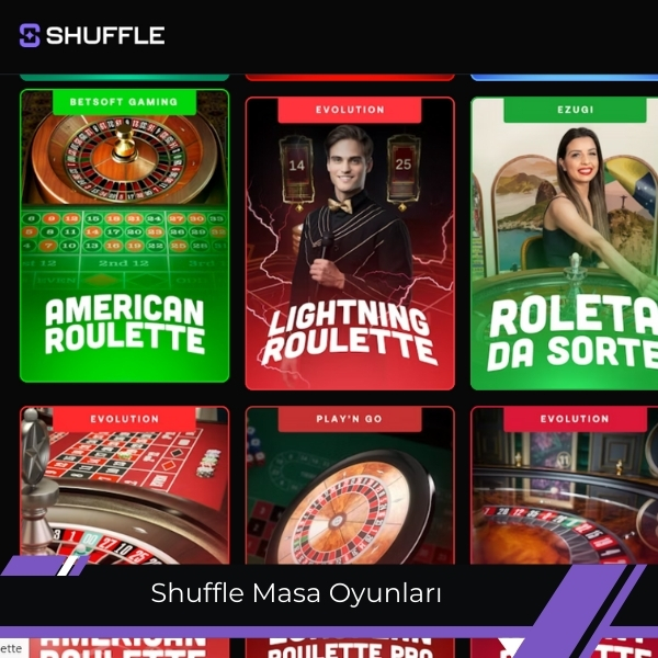 Shuffle masa oyunları