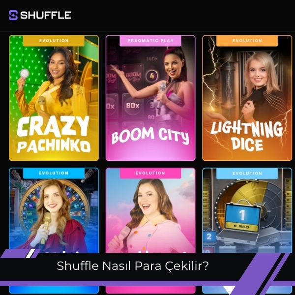 Shuffle nasıl para çekilir