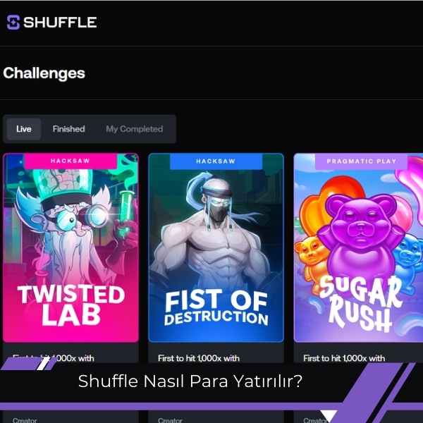 Shuffle nasıl para yatırılır