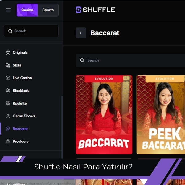 Shuffle nasıl para yatırılır